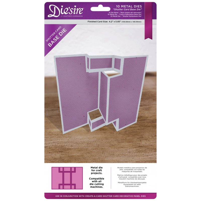 Die'sire Create a Card snijmal - Shutterkaart Basis