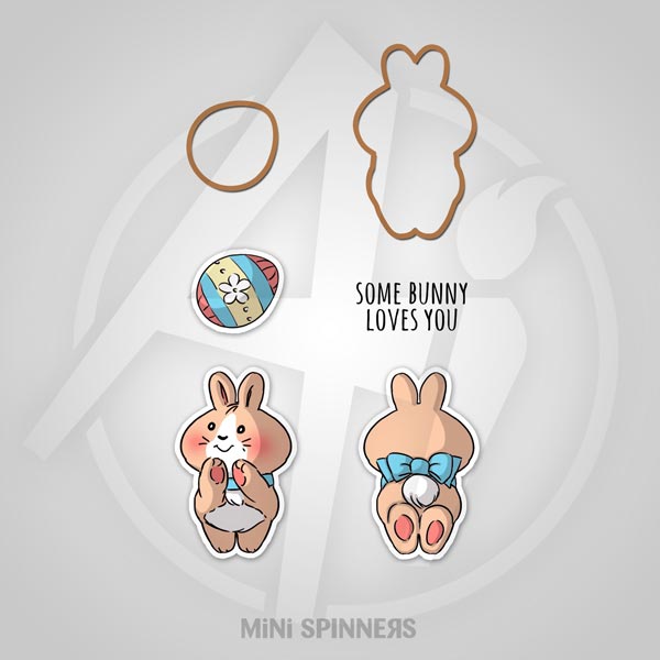 Mini Bunny Spinner Set