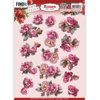 Amy Design - Roses are Red - 3D knipvel - Peonies