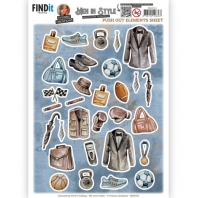 Yvonne Creations -  Men in Style - 3D Uitdrukvel - Elements