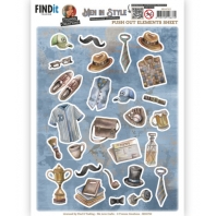 Yvonne Creations -  Men in Style - 3D Uitdrukvel - Elements