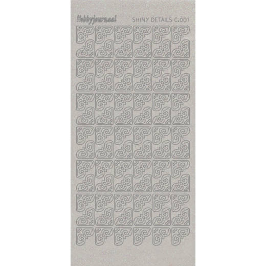 Shiny Details Corners 1 - Zilver