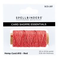 Spellbinders - Hemp Cord - red