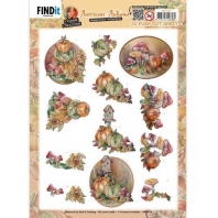 Yvonne Creations - Awesome Autumn - 3D Push Out - Pumkin