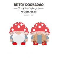 Dutch Doobadoo Card Art Build Up Gnome met paddestoel