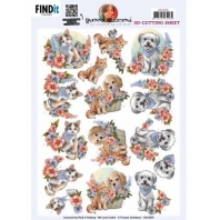 Yvonne Creations - 3D knipvel - Pets Dogs