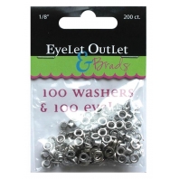 Eyelet & brads. - 200 stuks