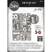 Sissix - 3D Texture Fades - A6 - Embossing Folder