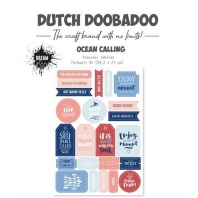 Dutch Doobadoo Stansvel Ocean calling teksten A4