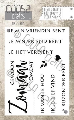 Coosa Crafts clearstamps A7 - Zomaar