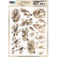 Amy Design - Sending Love - 3D knipvel - Animals