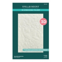 Spellbinders Beautiful Butterflies 3D embossing folder