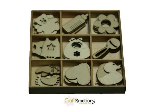 Houten Ornamenten - Baby