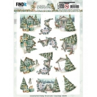 Amy Design Enchanting Christmas - 3D Push Out Village 