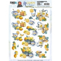 Yvonne Design - Lemon Breeze - 3D knipvel - Lemon Tea