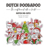 Dutch Doobadoo  Dutch die Cuts vrolijk Kerstfeest