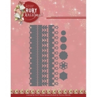Precious Marieke - Ruby Christmas - Cutting dies - Ruby Rosettes
