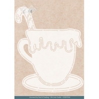 Card Deco Essentials - Craft Stencil - Gnome for Christmas Mug