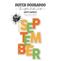 Dutch Doobadoo Planner stencil September A5