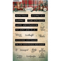 Studio Light - Jeanineâ€™s Art - Festive Nostalgie A5 Stickers NL