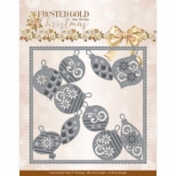 Amy Design - Frosted Gold Christmas - snijmal  Frosted Gold Frame