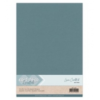 Card Deco Essentials - Linnenkarton A4 - Zeeblauw 40 - 10 stuks 