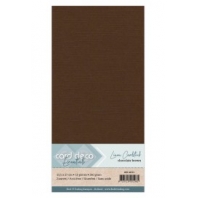 Card deco Essentials - Linnenkarton 4K - Chocolade Bruin 79 - 10 stuks 