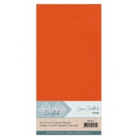 Card deco Essentials - Linnenkarton 4K - Oranje 11 - 10 stuks