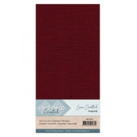 Card deco Essentials - Linnenkarton 4K - Bordeaux 14 - 10 stuks