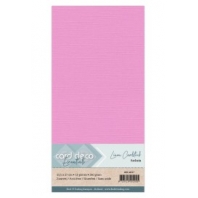 Card deco Essentials - Linnenkarton 4K - Fuchsia 37 - 10 stuks