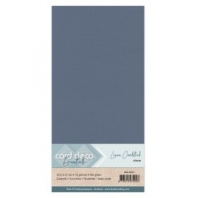 Card deco Essentials - Linnenkarton 4K - Steenblauw 63 - 10 stuks