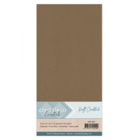 Card deco Essentials - Linnenkarton 4K - Kraft 45 - 10 stuks