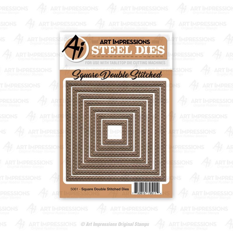 Square Double Stitched Dies