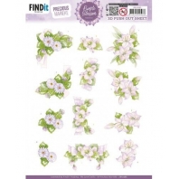 Precious Marieke - Purple Blossom - 3D Push Out - Amethyst