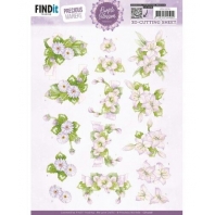 Precious Marieke - Purple Blossom - 3D Knipvel  - Amethyst