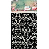 Studio Light Sending You Love Mask Heart Damask