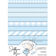 Juffrouw Muis - Paperpad A5 - enkelzijdig - Lichtblauw - 10 stuks