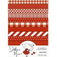 Juffrouw Muis - Paperpad A5 - enkelzijdig - Hollands Rood - 10 stuks