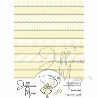 Juffrouw Muis - Paperpad A5 - enkelzijdig - Pastelgeel - 10 stuks