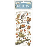 Stamperia Romantic Collection - Hidden Grove Rub On Groove Elements