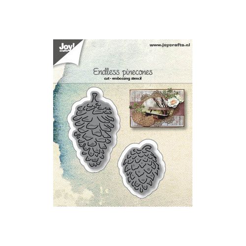 Snij-embosstencils - Denneappels