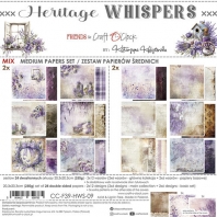 Craft O Clock - 20,3 x 20,3cm - Heritage  whispers Mix Papers