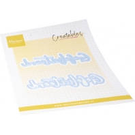 Marianne Design Creatables Stencil Gefeliciteerd