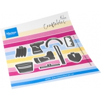 Marianne Design - Craftables stencil Farm tools by Marleen