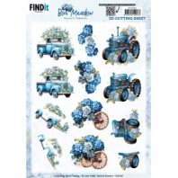 Berrieâ€™s Beauties - Blue Meadow - knipvel - Transport