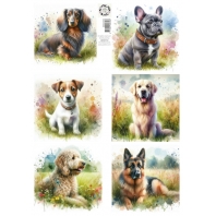 Jalekro - Decoupage - Friends For Life - Honden