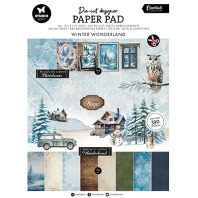 Studio Light -DIe cut Paper Pad - Winter Wonderland