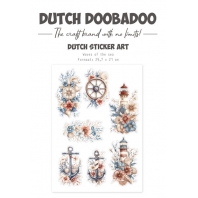 Dutch Doobadoo - Transparant Sticker Waves of the Sea A4