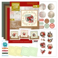 Stitch and Do on Colour - Floral Christmas 36
