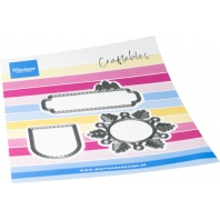 Marianne Design Craftables stencil Winter Labels